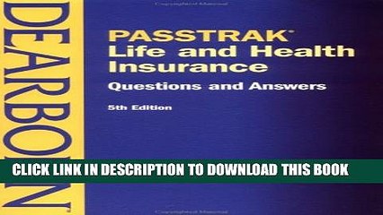 [PDF] PASSTRAK Life and Health Insurance Questions   Answers, 5E (Life and Health Insurance