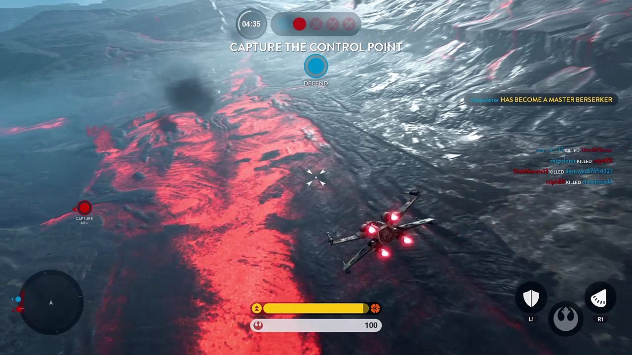 Everybody was X wing fighting