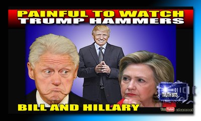 TRUMP HAMMERS BILL AND HILLARY PAINFUL TO WATCH