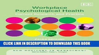 [PDF] Workplace Psychological Health: Current Research and Practice (New Horizons in Management)