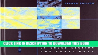 [PDF] Econometric Analysis of Cross Section and Panel Data (MIT Press) Full Collection