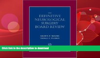 READ BOOK  Definitive Neurological Surgery Board Review (Board Review Series)  PDF ONLINE