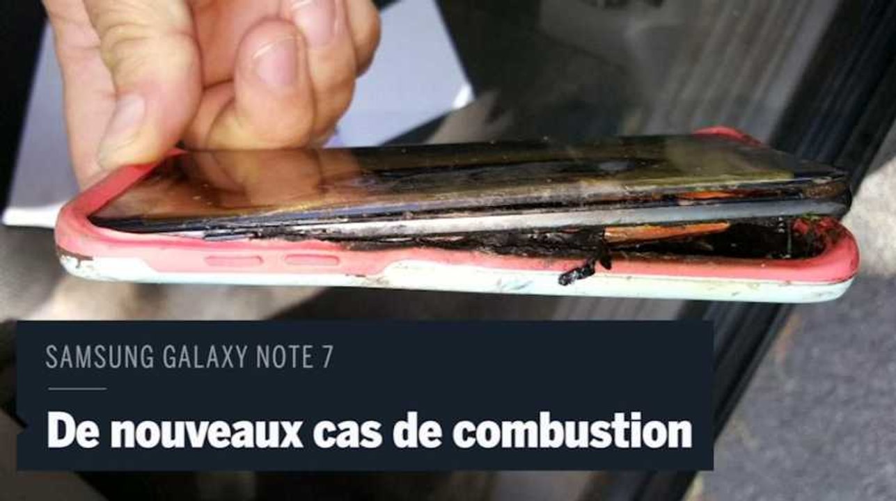 De nouveaux cas de combustion spontanée de batterie pour le Samsung Galaxy Note 7