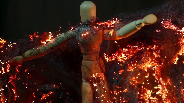 Faire brûler de la laine d'acier en super ralenti ! Slow Motion