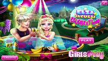 Disney Princess Elsa Jacuzzi Celebration - Frozen Video Games For Kids | #Kidsgames #Barbiegames