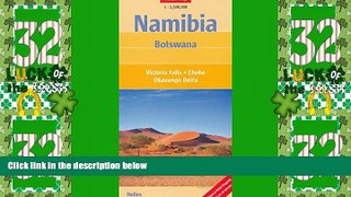 Big Deals  Namibia 1:1,500,000   Botswana West / Victoria Falls Travel Map, waterproof, NELLES