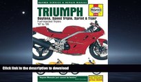 FAVORIT BOOK Triumph Fuel Injected Triples  97 -  00: Daytona, Speed Triple, Sprint   Tiger READ