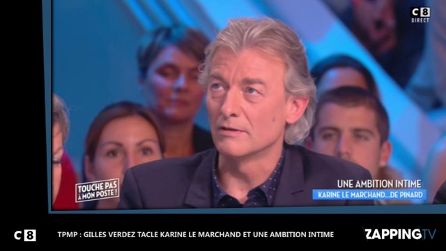 TPMP : Gilles Verdez tacle Karine Le Marchand et Une ambition intime