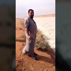 sand river in iraq miracle of GOD rayyt ka daryaعراق میں ریت کا دریا