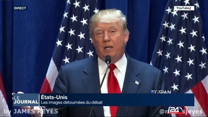 Les images détournées du débat Clinton/Trump
