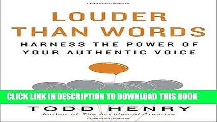 Collection Book Louder than Words: Harness the Power of Your Authentic Voice