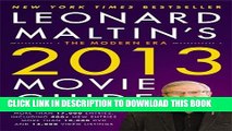 Collection Book Leonard Maltin s 2013 Movie Guide: The Modern Era (Leonard Maltin s Movie Guide)