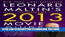 New Book Leonard Maltin s 2013 Movie Guide: The Modern Era (Leonard Maltin s Movie Guide)