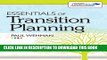 New Book Essentials of Transition Planning