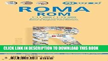New Book Laminated Rome City Streets Map by Borch (English, Spanish, French, Italian and German