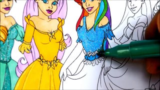 Мой маленький пони Книжка-раскраска Страницы MLP Принцесса Equestria Дети Fun Искусство Видео Детские Воздушные шары Игрушки