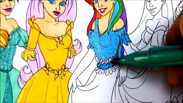 Мой маленький пони Книжка-раскраска Страницы MLP Принцесса Equestria Дети Fun Искусство Видео Детские Воздушные шары Игрушки