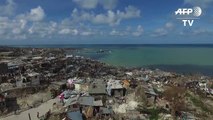 Haïti: la ville de Jérémie dévastée après le passage de Matthew