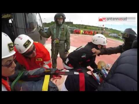 Tg antennasud 10.10.2016 Elisoccorso al Miulli, chiuso il XII corso di formazione
