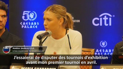 Smash Hits - Sharapova : ''Je jouerai des tournois d'exhibition''