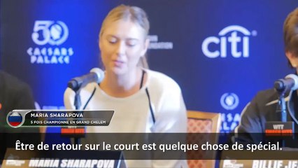 Smash Hits - Sharapova : ''Spécial de revenir''
