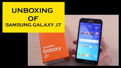 Samsung Galaxy J7 2016 - Unboxing and Introduction