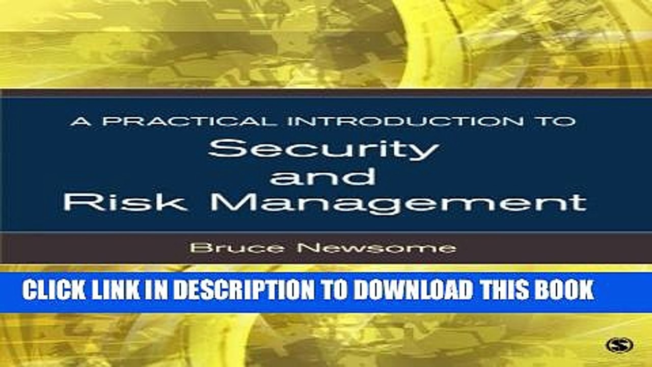 [PDF] A Practical Introduction to Security and Risk Management Popular Online[PDF] A Practical
