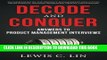 New Book Decode and Conquer: Answers to Product Management Interviews