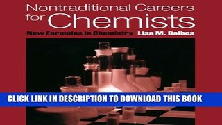 New Book Nontraditional Careers for Chemists: New Formulas in Chemistry