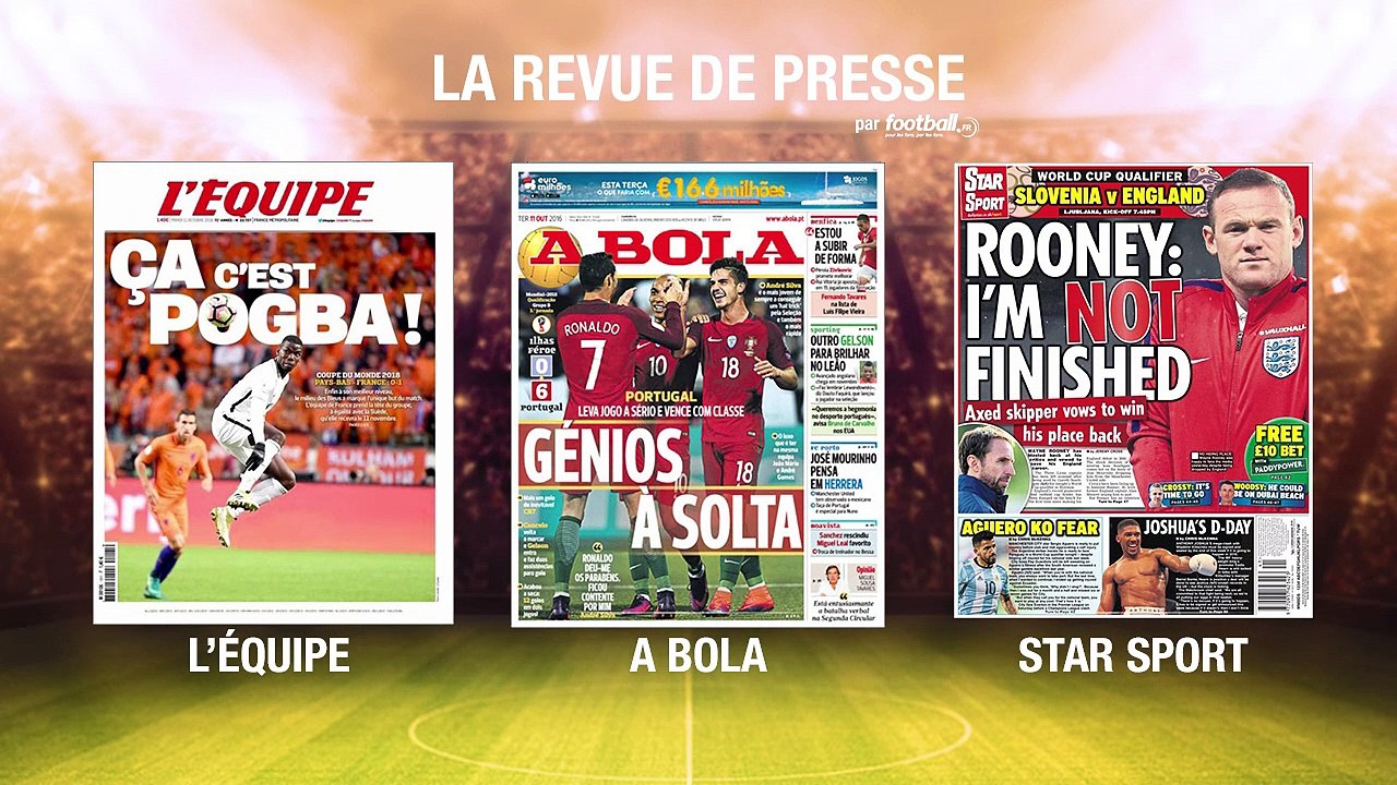 La revue de presse du 11 octobre