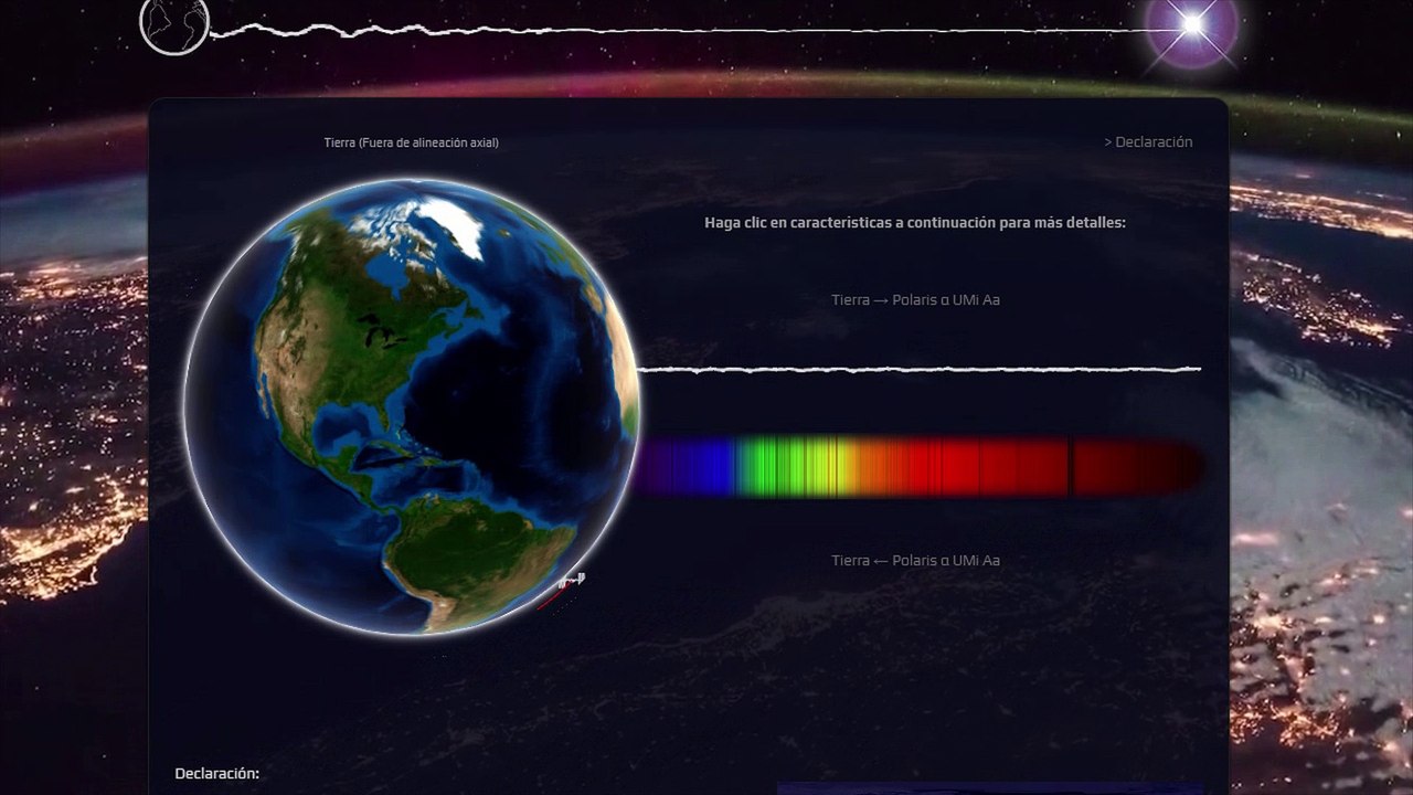Envían un mensaje hacia la estrella polar