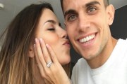 Marc Bartra pide matrimonio a su novia Melissa Jiménez