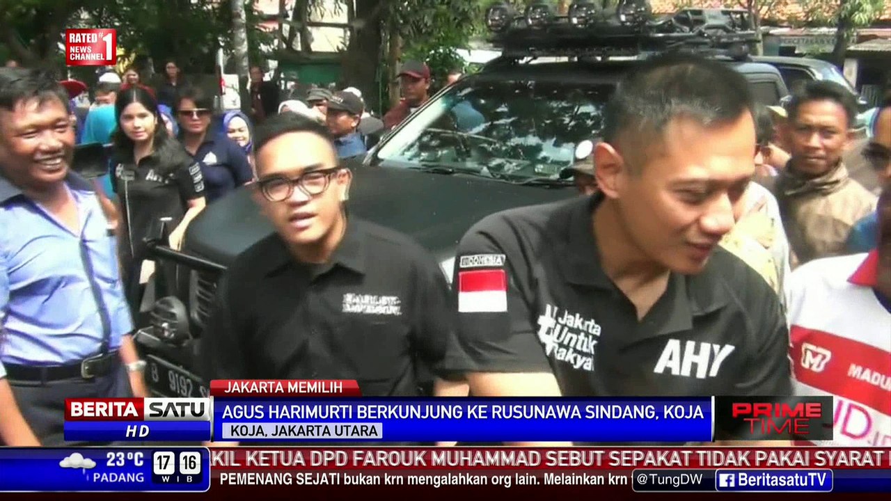Agus Harimurti Temui Warga di Rusunawa Sindang