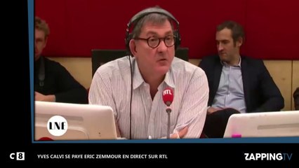 Yves Calvi se paye Eric Zemmour en direct sur RTL
