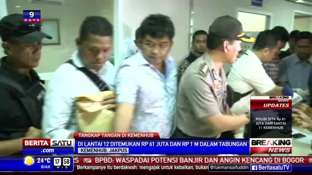 Penyidik Polisi Geledah Lantai 6 dan 12 Kemenhub