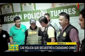 Intervienen a policía que secuestró a ciudadano chino