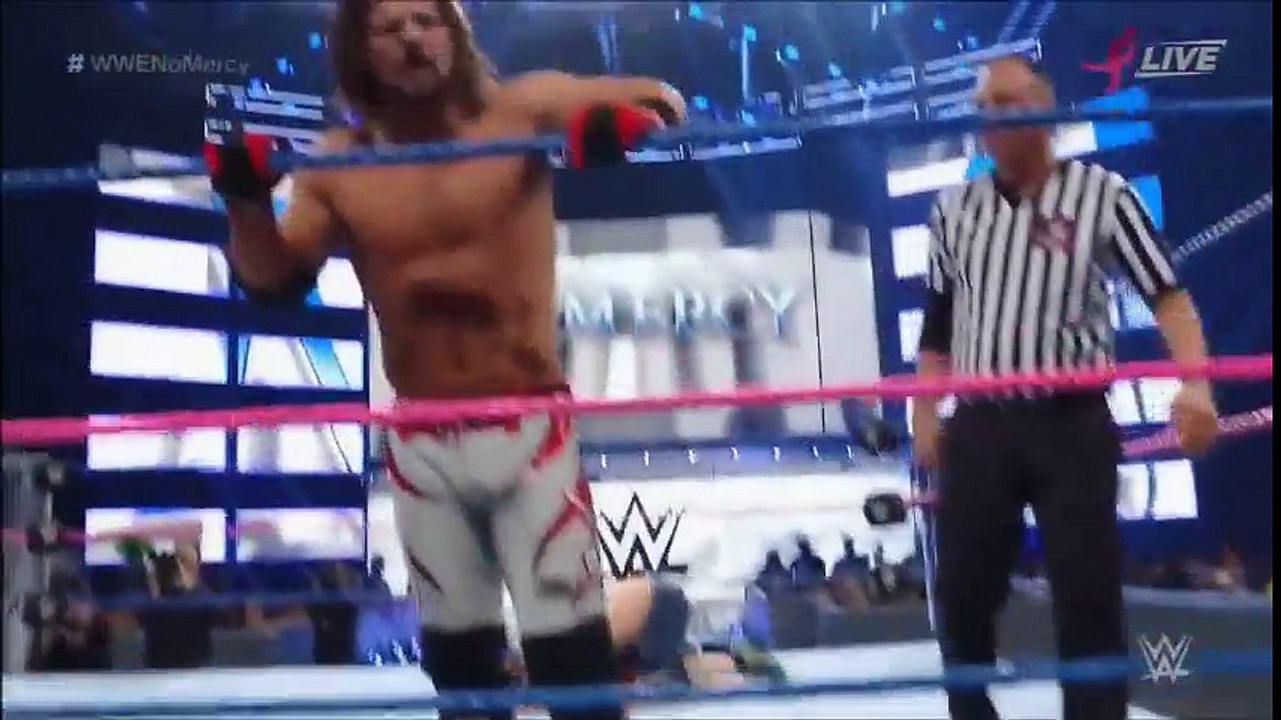 AJ STYLE VS DEAN AMBROSE VS JOHN CENA FOR WORLD CHAMPIONSHIP