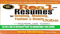 Collection Book Real-Resumes for Retailing, Modeling, Fashion   Beauty Jobs (Real-Resumes Series)
