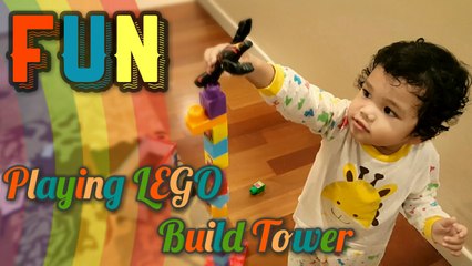 The Most Awesome Way to Play Fun LEGO Build Tower Video for Kids