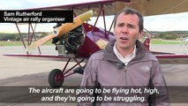 Vintage biplanes prepare journey across Africa