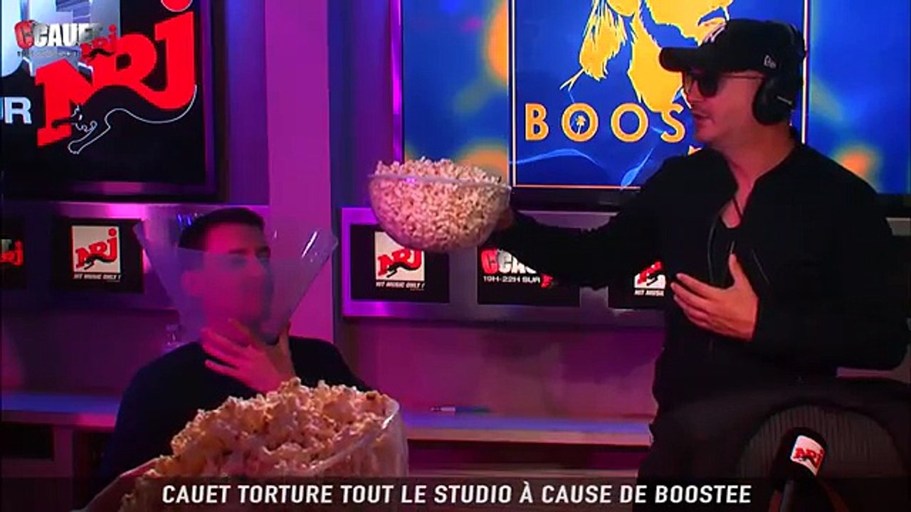 Cauet torture tout le studio a cause de Boostee - C’Cauet sur NRJ