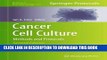 [PDF] Cancer Cell Culture: Methods and Protocols (Methods in Molecular Biology) Popular Colection