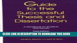 [PDF] Guide to Successfull Thesis   Dissertation Popular Online