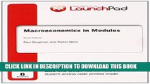 [PDF] LaunchPad for Krugman s Macroeconomics in Modules (Six Month Access) Popular Colection