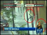 Cámaras de ECU 911 graban impactante intento de robo en Machala