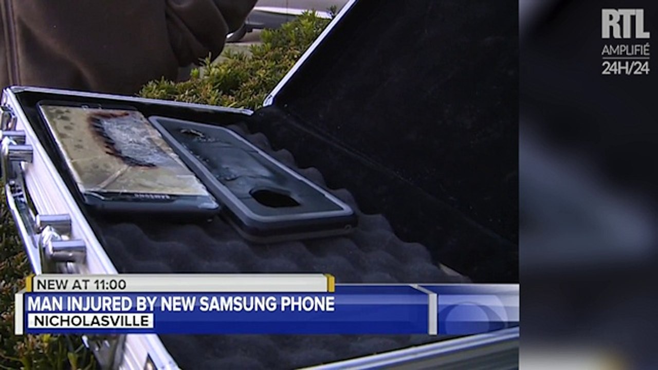 Des Samsung Galaxy Note 7 prennent feu et explosent