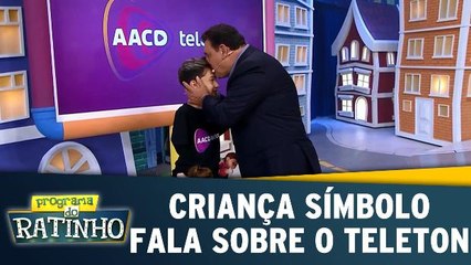 Criança símbolo fala sobre o Teleton