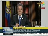 Santos: Diálogo con el ELN dará a Colombia una paz completa