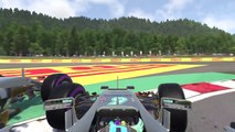 F1 2016 LEWIS HAMILTON AND NICO ROSBERG AUSTRIA CRASH REENACTMENT.MP4