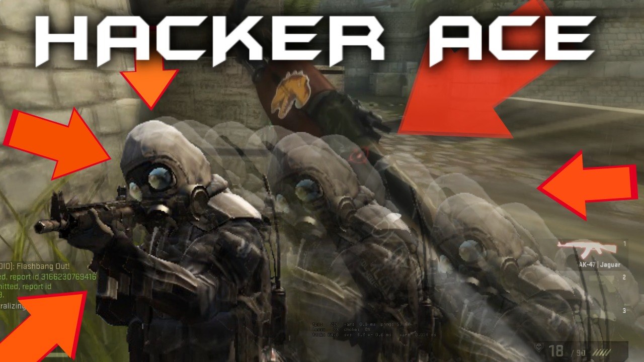 AK-47 ACE against HACKER!!